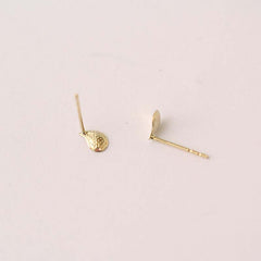 Solid 9K Gold Tear Earrings