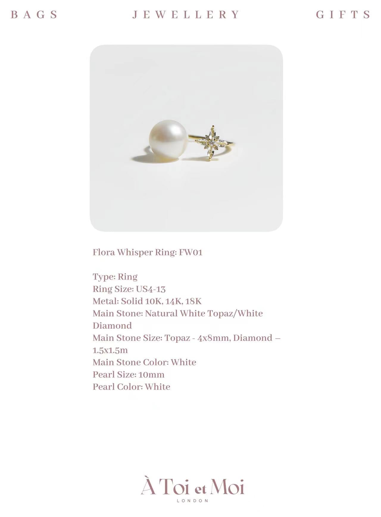 Flora Whisper Ring